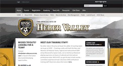 Desktop Screenshot of hebervalleysoccerclub.com